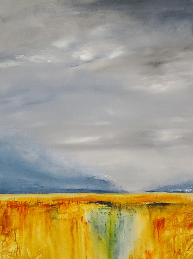 Storm on the Horizon Painting by Kat McClure