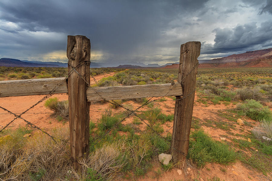 Storm on the Range Photograph by Bryan Bzdula