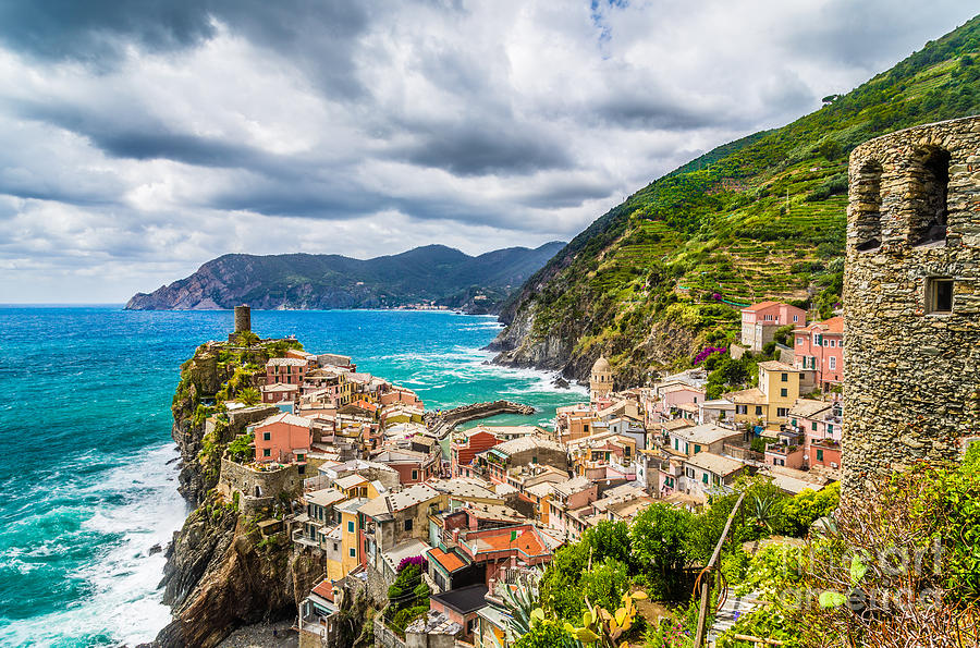 Storm over Cinque Terre Photograph by JR Photography