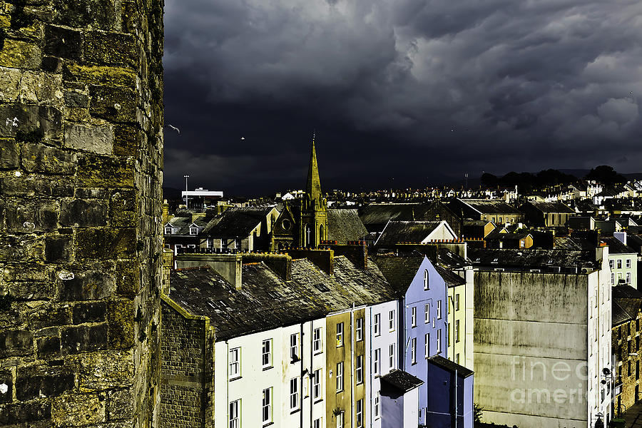 Storm over Conwy Photograph by Elvis Vaughn
