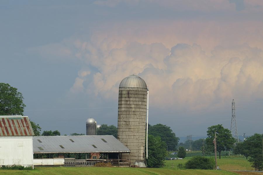 Storm over Farm Photograph by Jeanette Oberholtzer