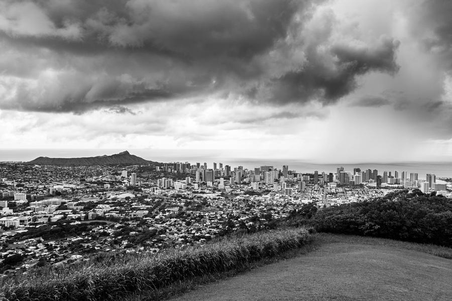 Storm Over Honolulu Photograph by Jason Chu