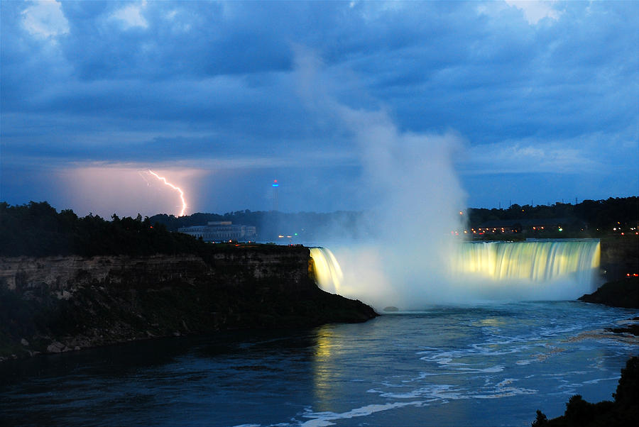 Storm over Niagara Photograph by James Kirkikis