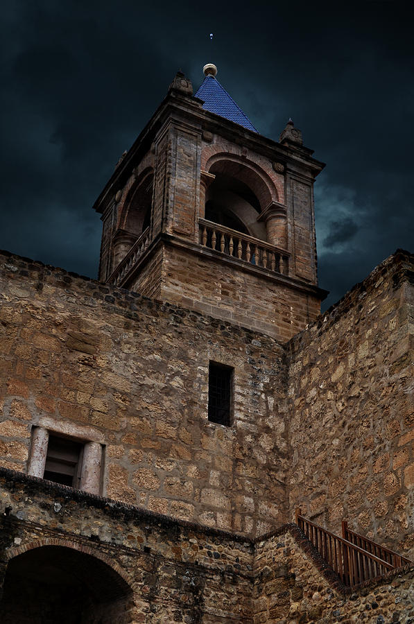Storm Over The Alcazaba - Antequera Spain Photograph by Mary Machare