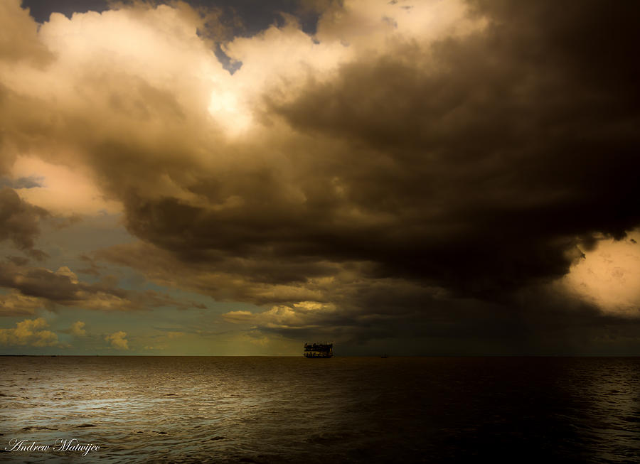 Storm Over the Lake Photograph by Andrew Matwijec