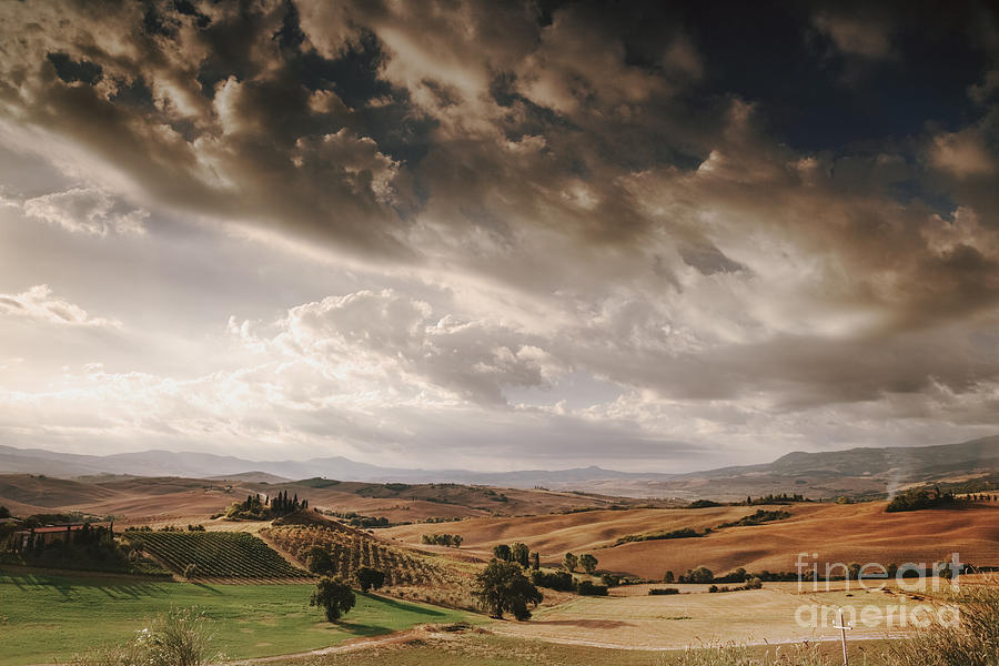 Storm over Tuscany Photograph by Matteo Colombo