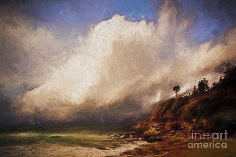 Beach Photograph - Storm over Warriedwood by Sheila Smart Fine Art Photography