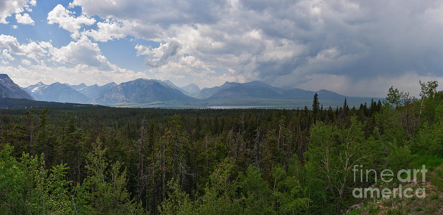 Waterton Lakes National Park Photograph - Storm Over Waterton Valley by Charles Kozierok