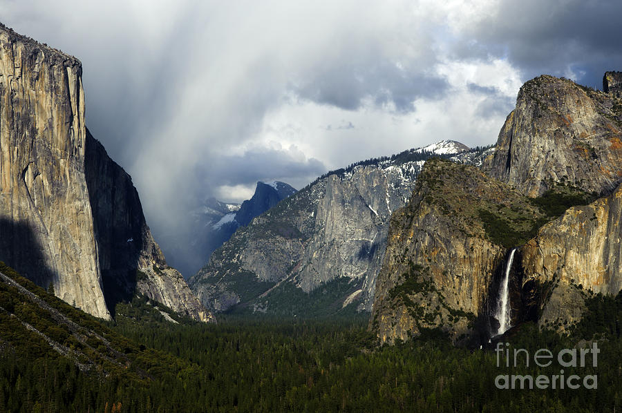 Storm over Yosemite Photograph by Deby Dixon