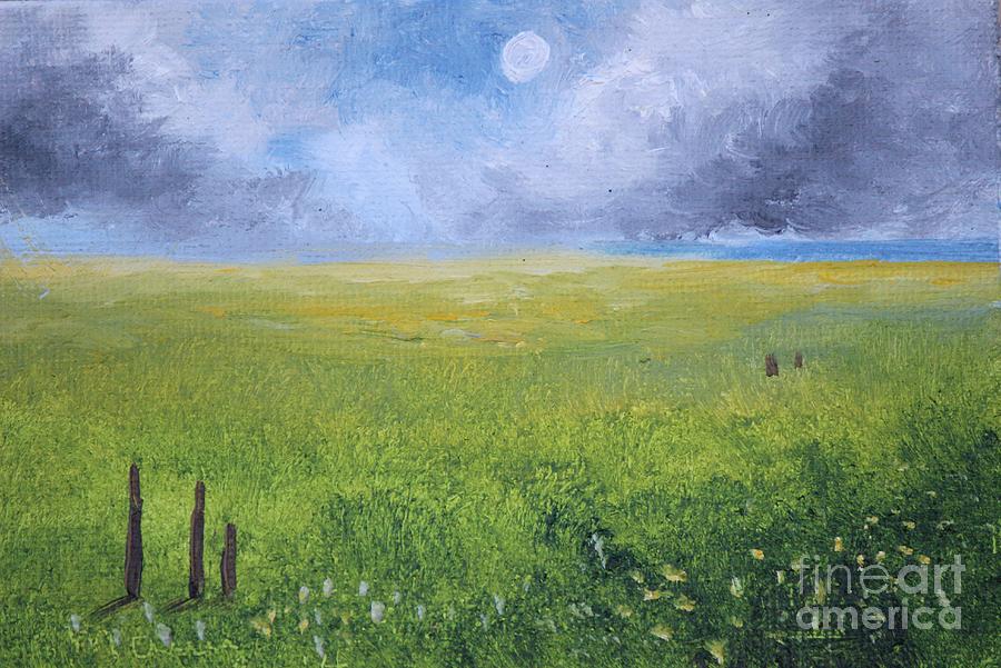 Storm Pastures Painting By Alicia Maury Fine Art America