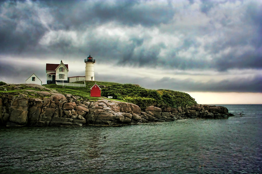 Lighthouse Photograph - Storm Rolling In by Heather Applegate