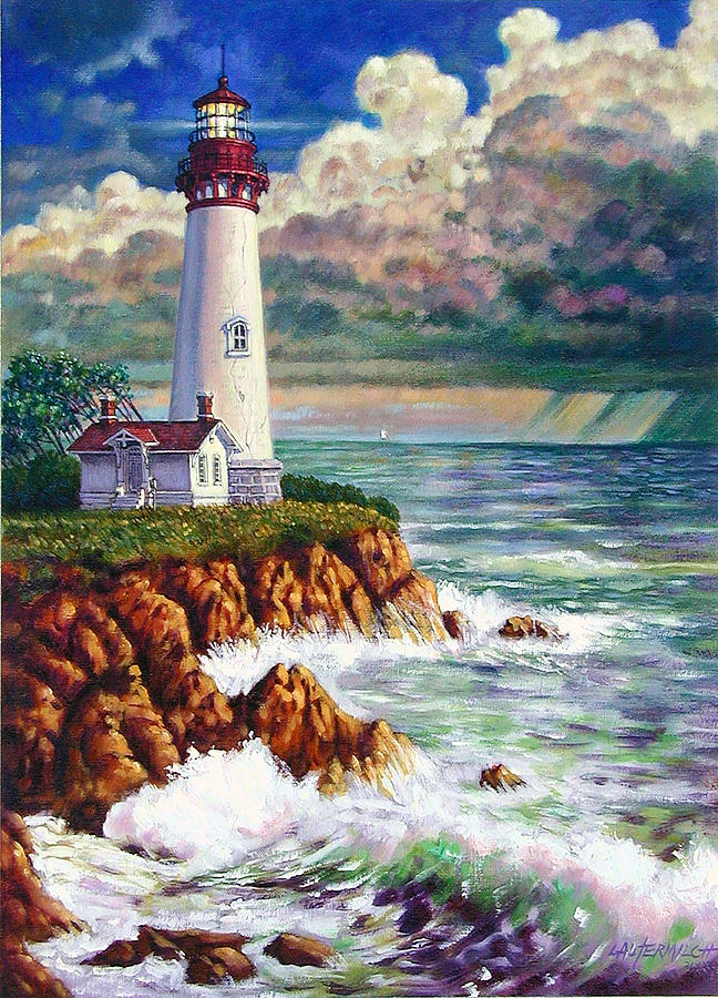 Storm Rolling In two Painting by John Lautermilch