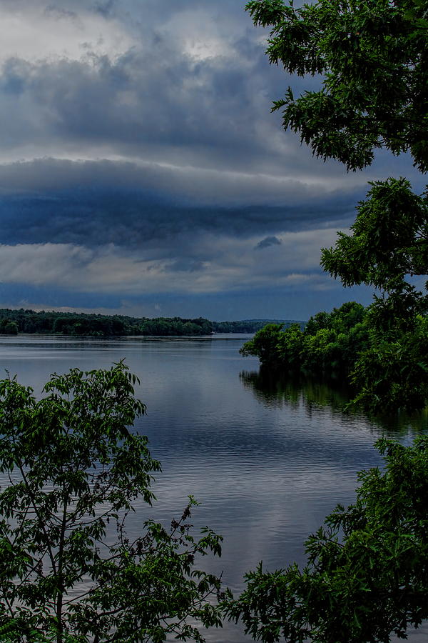 Storm Rolling Over Lake Wausau Photograph by Dale Kauzlaric