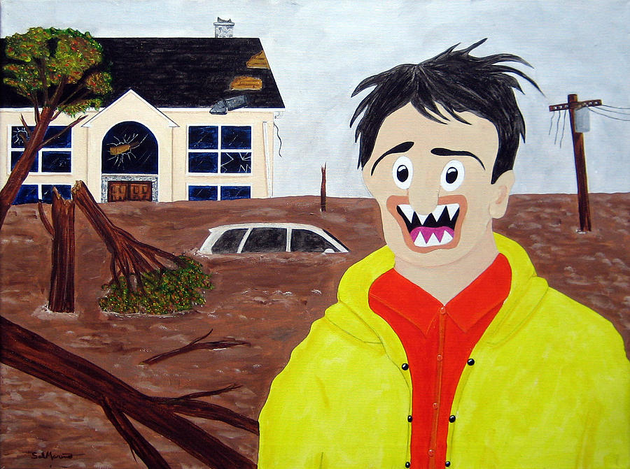 Hurricane Sandy Painting - Storm by Sal Marino