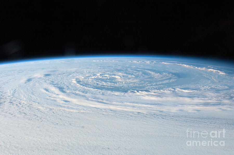 Storm Seen From Space Photograph by Science Source