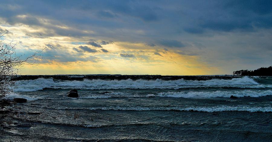 Storm Waters - Lake Ontario - Canada Photograph by Jeremy Hall