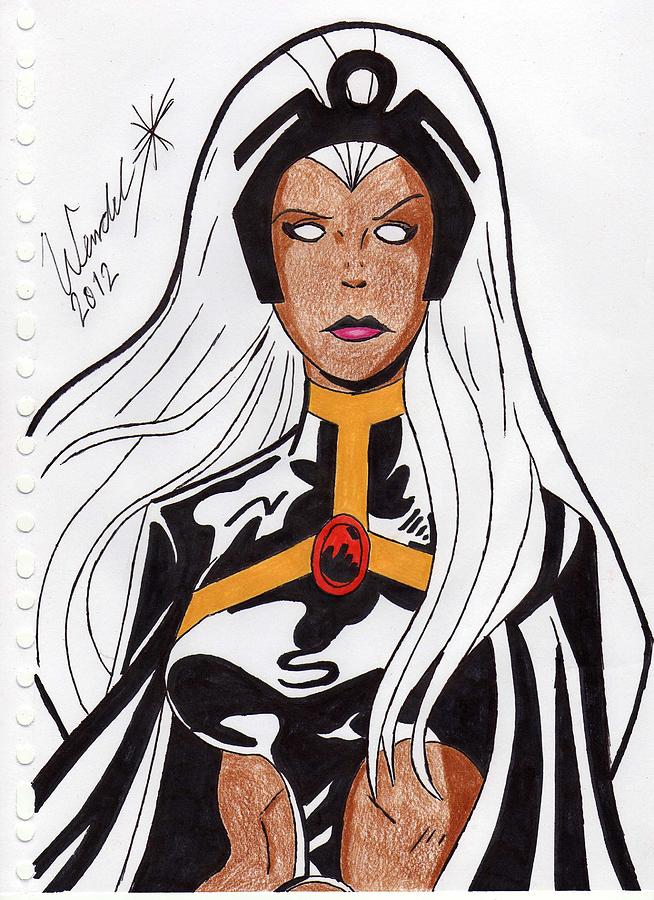 Storm Drawing by Wendel Krolis