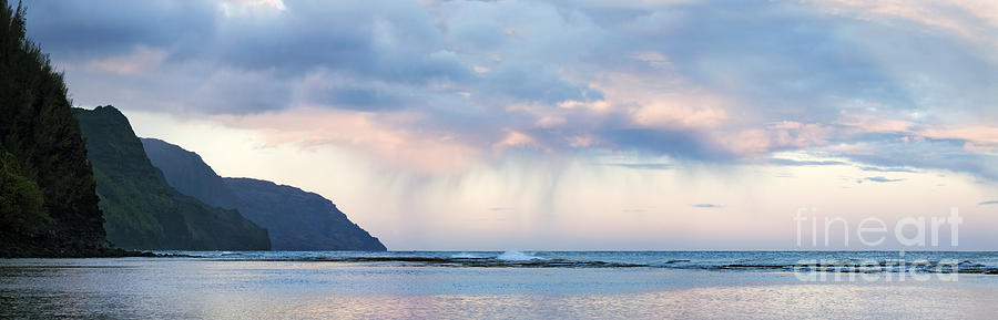 Stormcloud over Na Pali Coast Photograph by M Swiet Productions