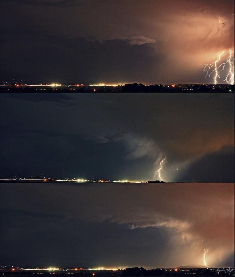 Lightning Photograph - Stormed II by Augustina Trejo