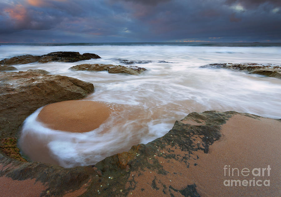 Beach Photograph - Stormrise Whirlpool by Michael Dawson