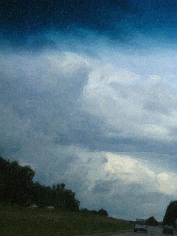 Storms Coming - Digital Painting Effect Photograph by Rhonda Barrett