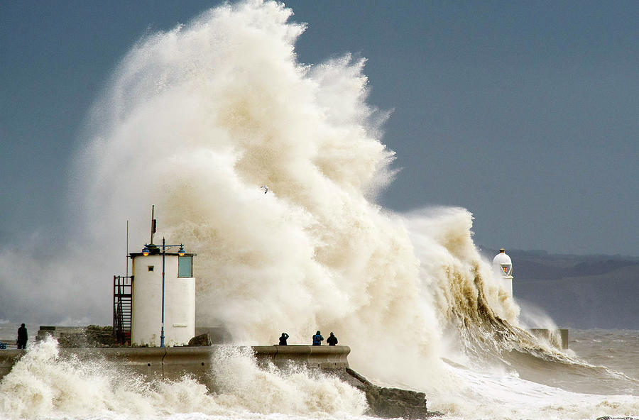 Storms Hit South West Of The Uk Photograph by Matthew Horwood
