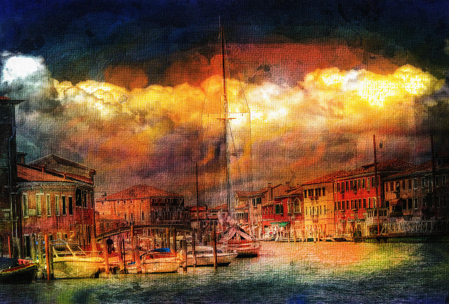 Boat Photograph - Storms In Venice by Georgiana Romanovna