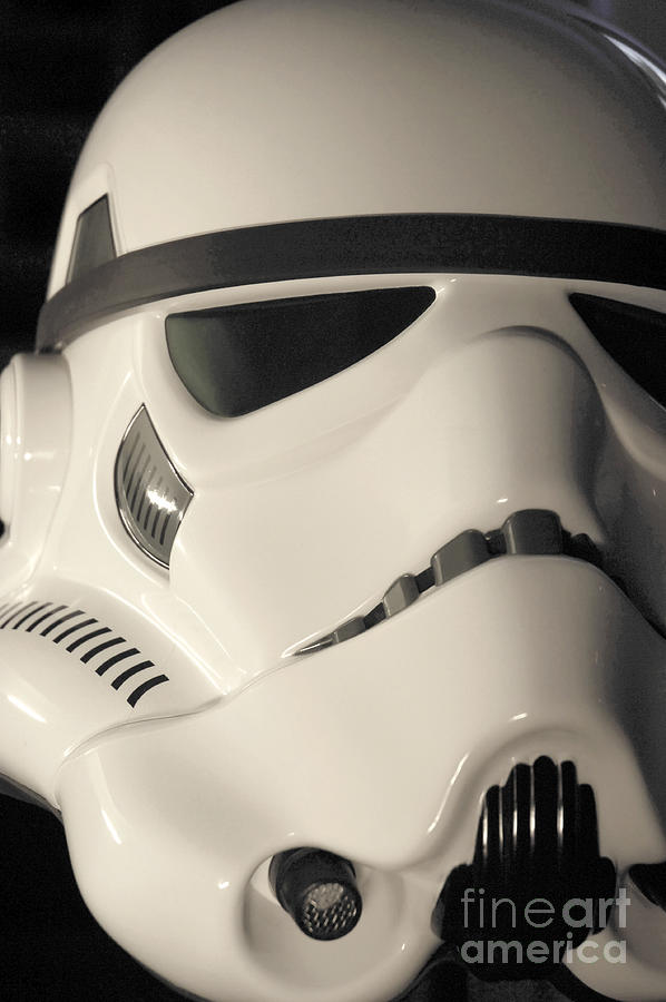 Star Wars Photograph - Stormtrooper Helmet 100 by Micah May