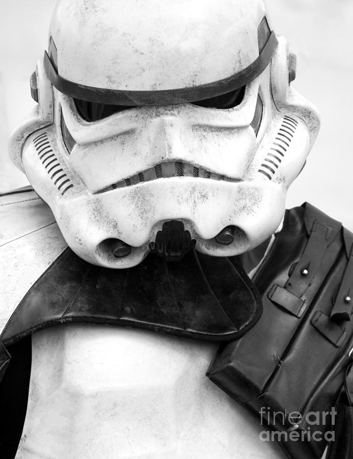 Stormtrooper Portrait Photograph by David Lichtneker