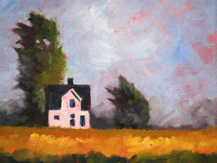 Stormy Afternoon Painting by Nancy Merkle