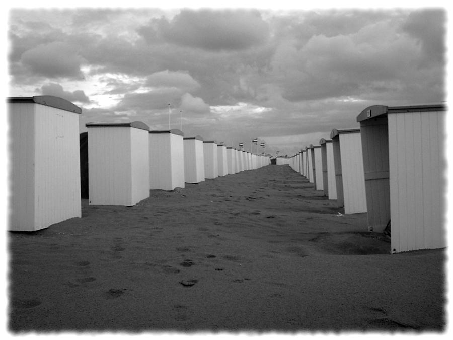 Stormy Beach Huts Photograph by Richard Reeve
