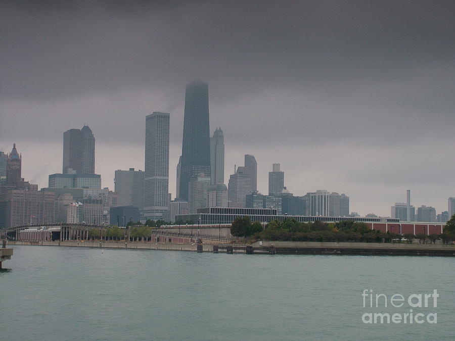 Stormy Chicago Photograph
