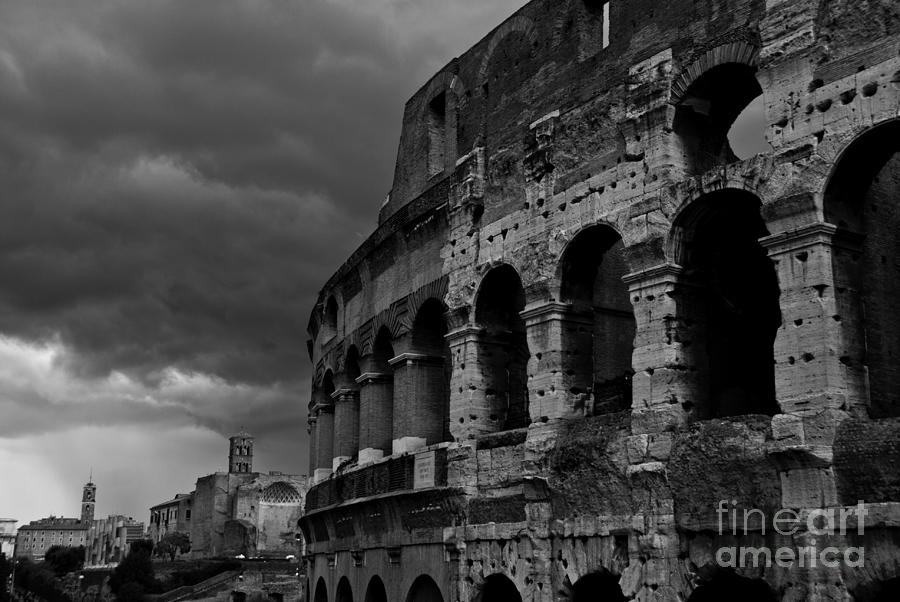 Stormy Colosseum Photograph by James Lavott