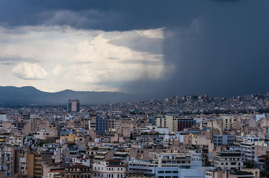 Stormy Day In Athens Photograph