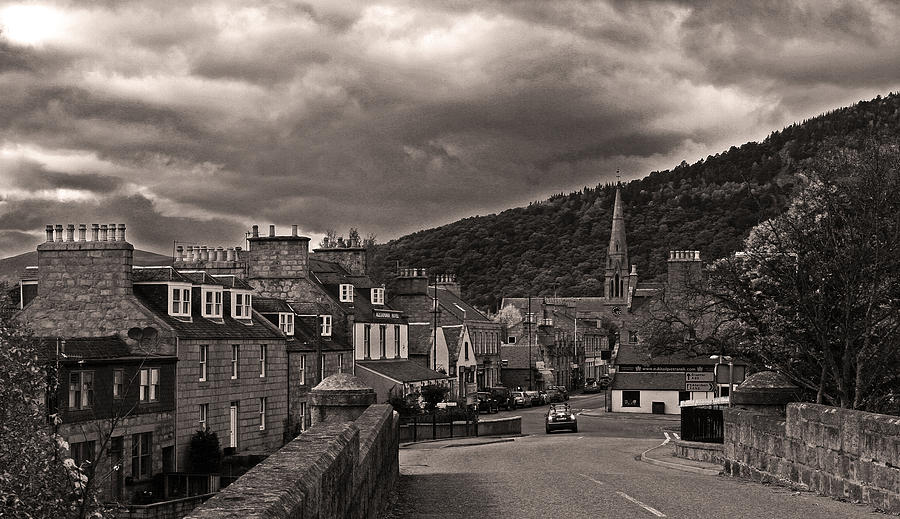 Stormy Day in Ballater Photograph by John Topman