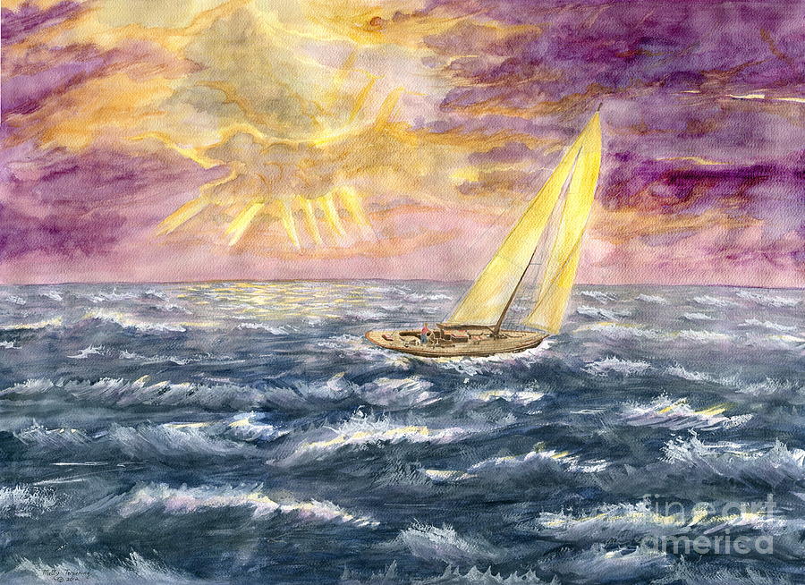 Stormy Day Painting by Melly Terpening