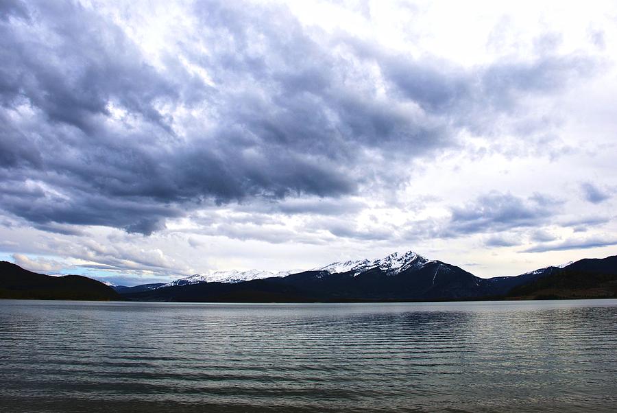 Mountain Photograph - Stormy Dillon Lake by Norma Brock