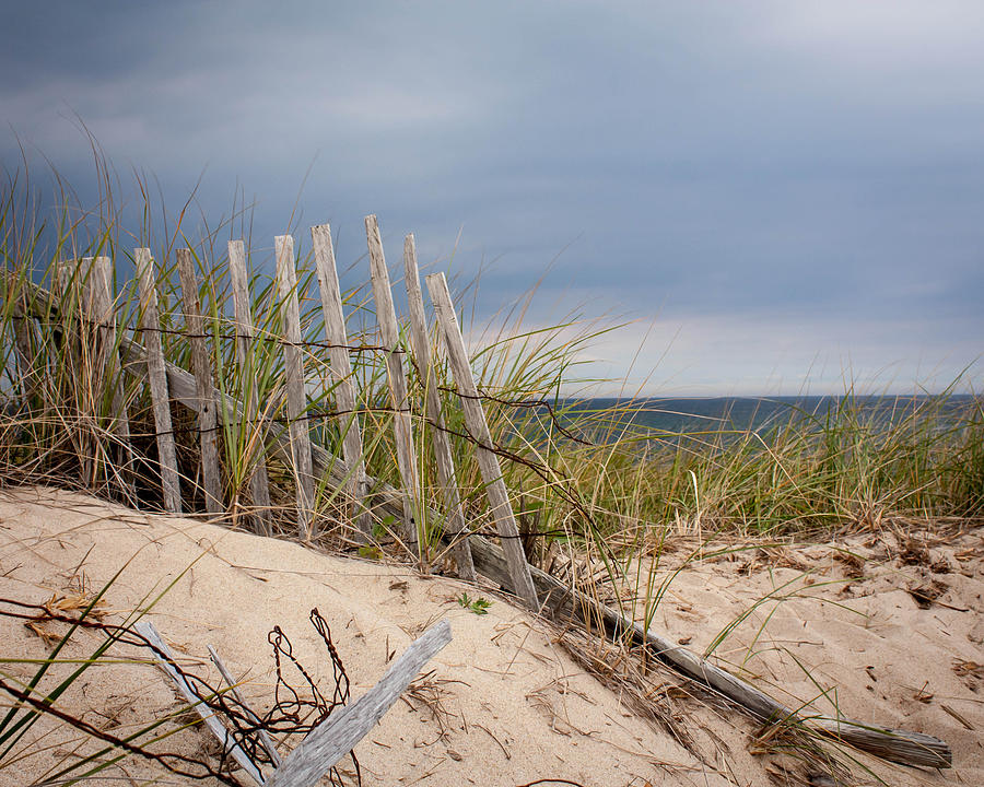 Stormy Cape Cod Dune Photograph by Brian Caldwell