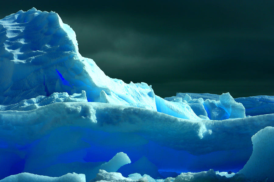 Stormy Icebergs Photograph by Amanda Stadther