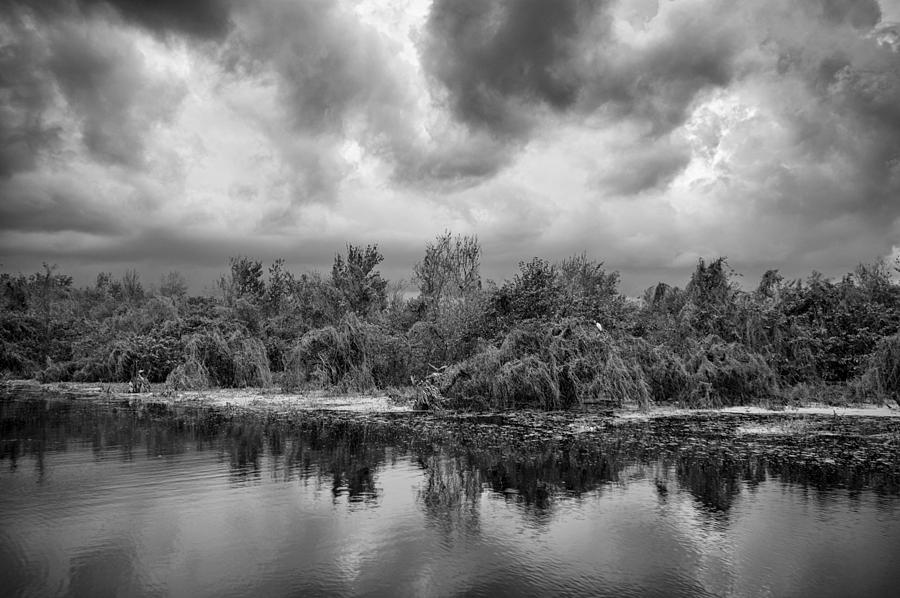 Nature Photograph - Stormy Lake Trafford by Carolyn Marshall