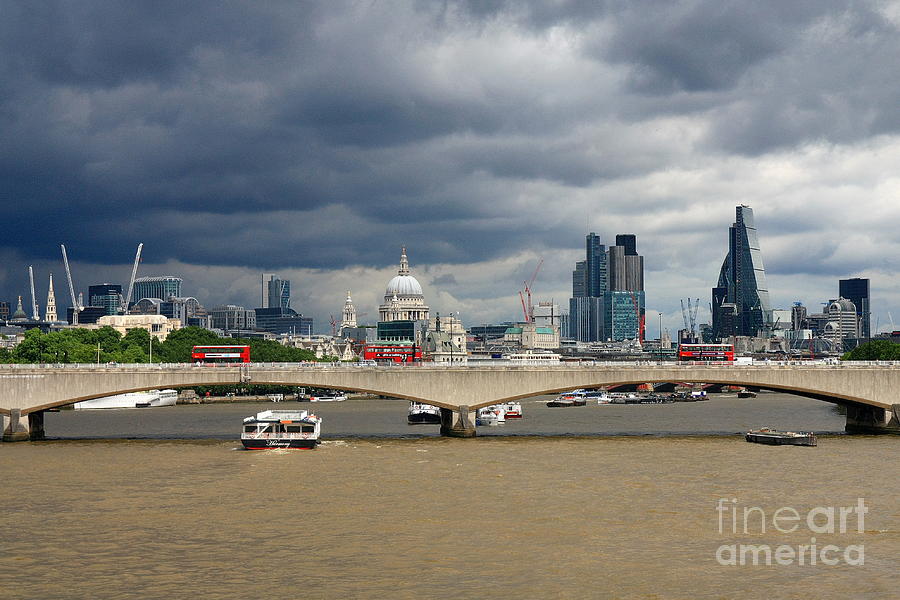 Stormy London Photograph by Jeremy Hayden