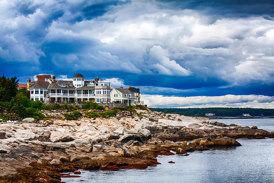 Stormy Maine Coast Photograph by Fred Larson