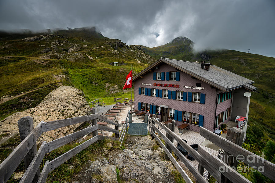 Stormy Mannlichen - Bernese Alps - Switzerland Photograph by Gary Whitton