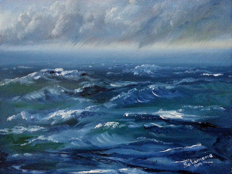 Stormy Monday Painting by Brenda Salamone