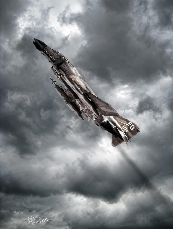 Jet Digital Art - Stormy Monday by Peter Chilelli