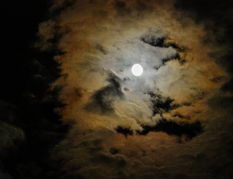 Stormy Moon Photograph by Amy Porter