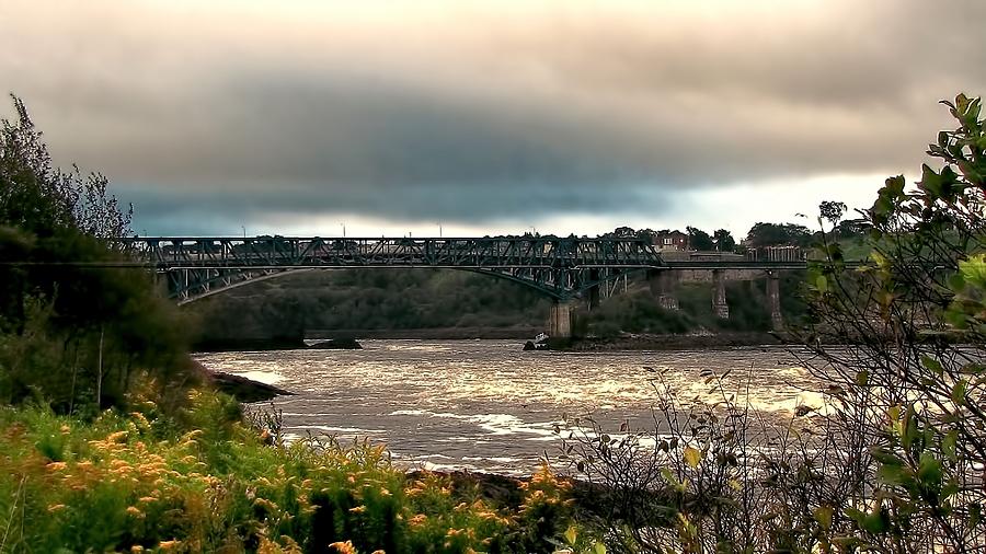 Bridge Photograph - Stormy Morning by Jennifer Wheatley Wolf
