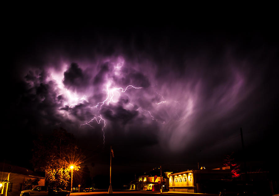 Los Photograph - Stormy Night by Thomas Hall