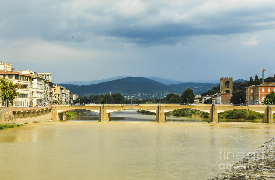 Stormy Ponte Alle Grazie Photograph by Elizabeth M