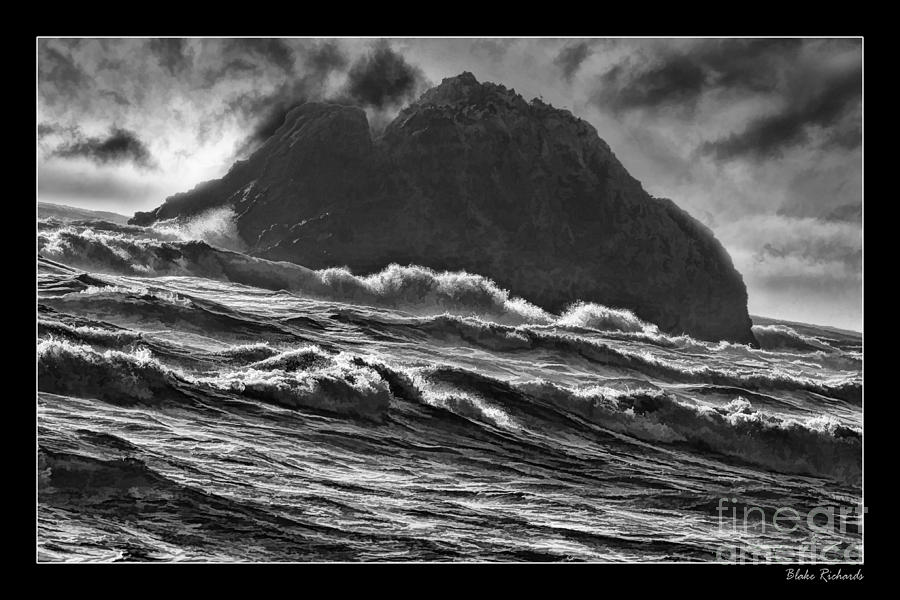 Stormy Rock Photograph by Blake Richards